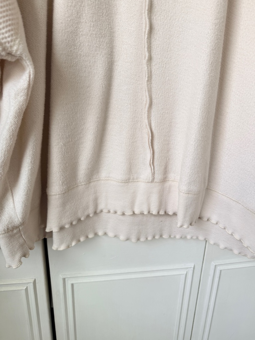 Altar'd State Cream Ribbed Pullover Sweater - Picture 5 of 7